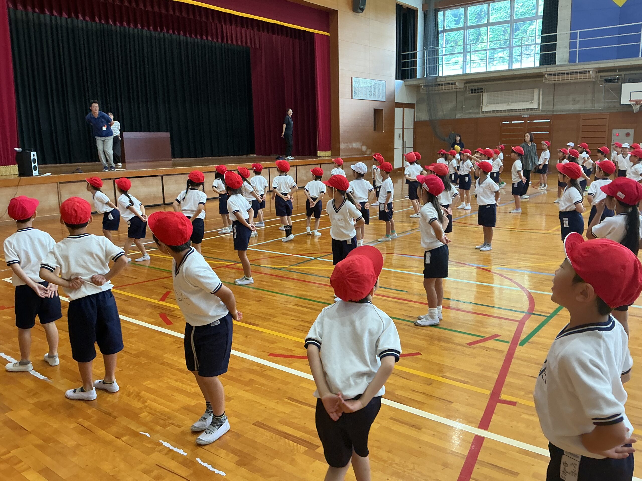 運動会練習（低学年）