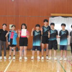 【卓球部】 南船新人大会 　女子個人 準優勝