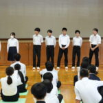 口丹波中学校駅伝競走大会 壮行会