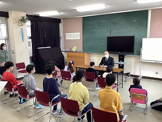 校内安全指導写真