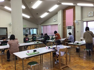 給食時の写真