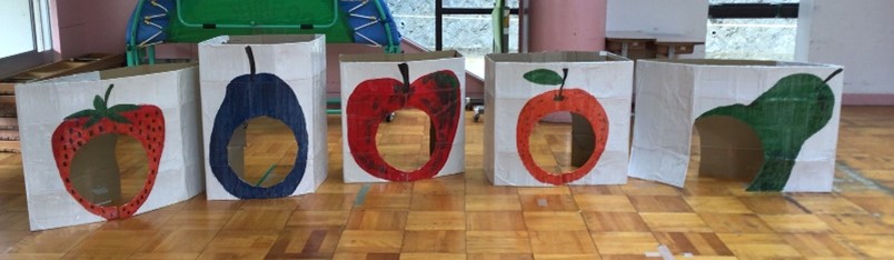 学校祭 きらっと☆通信⑤ 小学部1，3組「はらぺこあおむし」 | 京都 