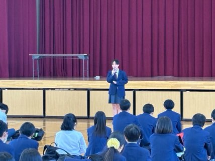 前日の学年集会