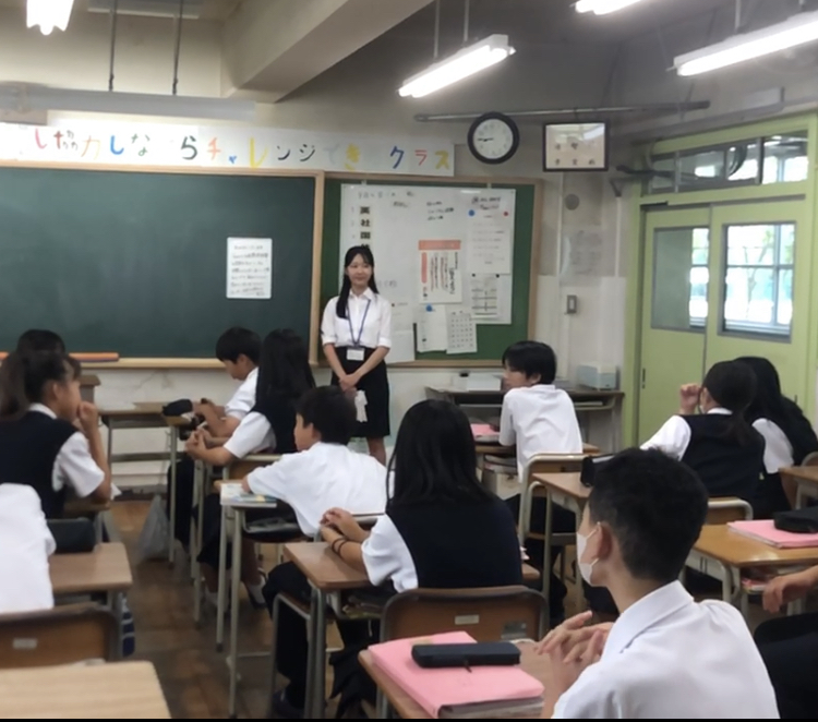 卒業生が教育実習生として帰ってきました！