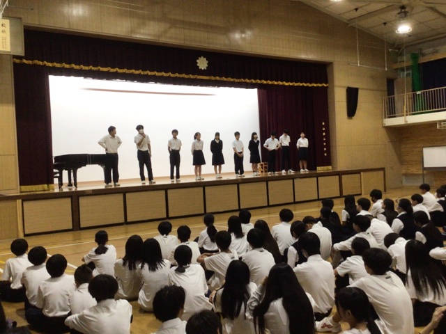 秋季大会に向けての壮行会
