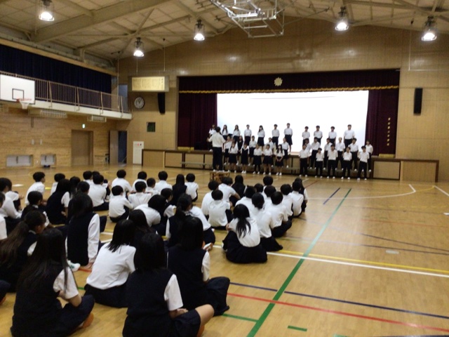文化発表会　合唱リハーサル