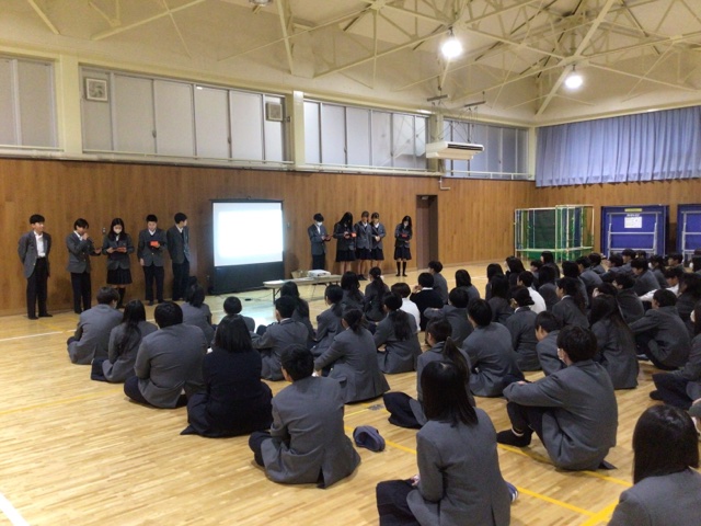 1年生　学年集会
