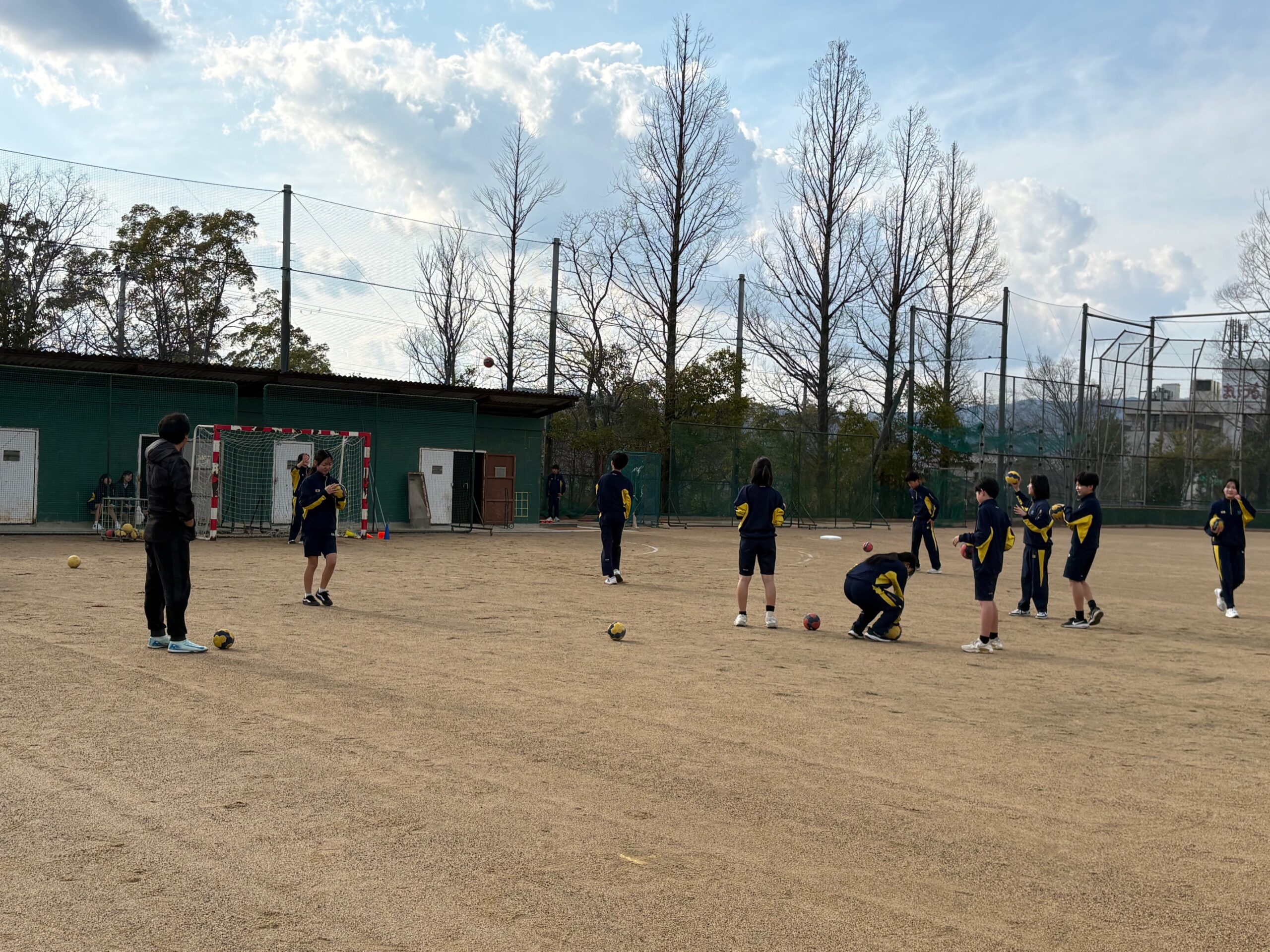 グラウンドでの活動再開！