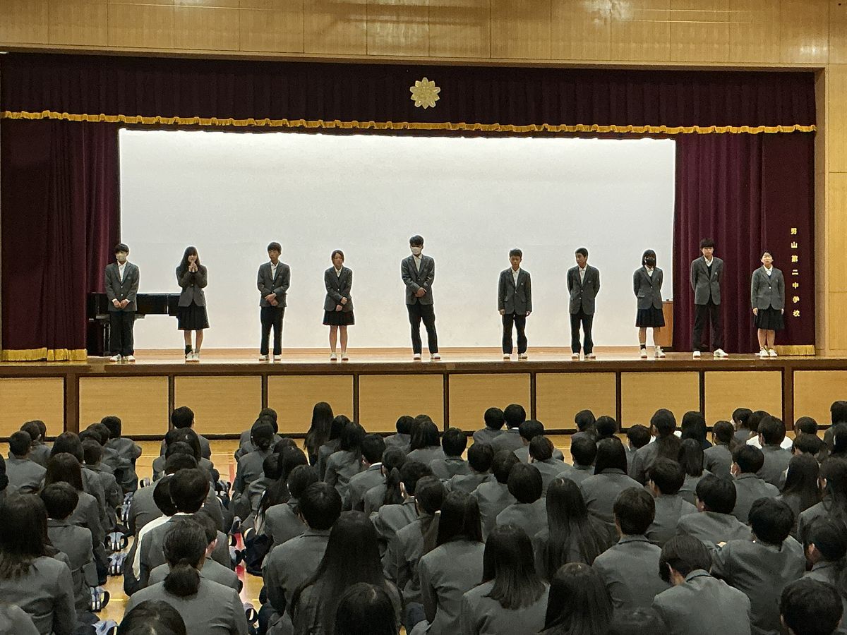 部活動（綴喜春季大会）壮行会