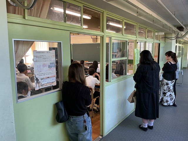 ご来校ありがとうございました（土曜参観・説明会・部活動）
