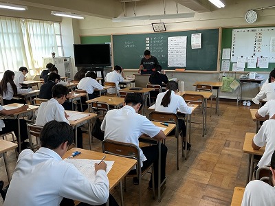 目標に向かって挑戦！校内実力テスト