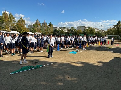 もうすぐ本番！体育大会予行を行いました！