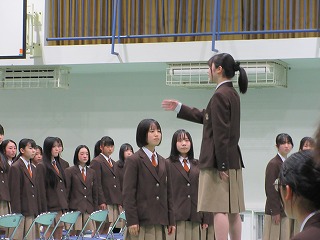 伝達表彰式および３年生を送る会を実施しました！