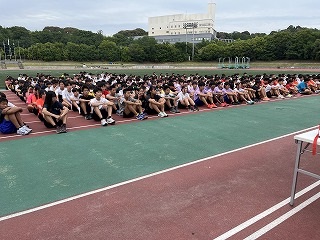 Ｒ７　綴喜中学校夏季陸上大会