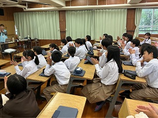 Ｒ８　１年「情報モラル」講演
