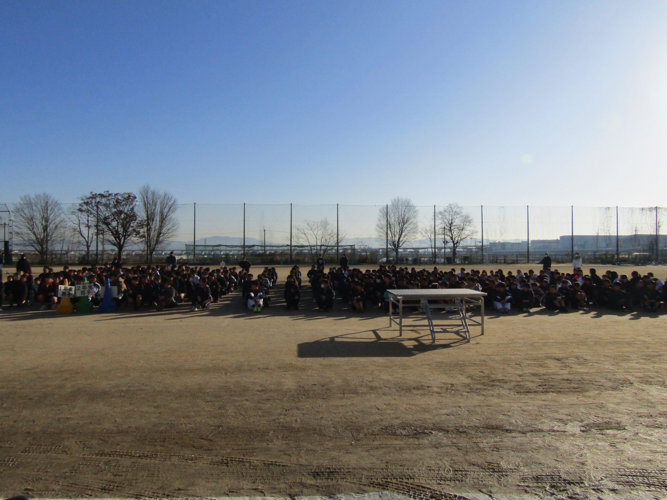 マラソン大会・２学期終業式