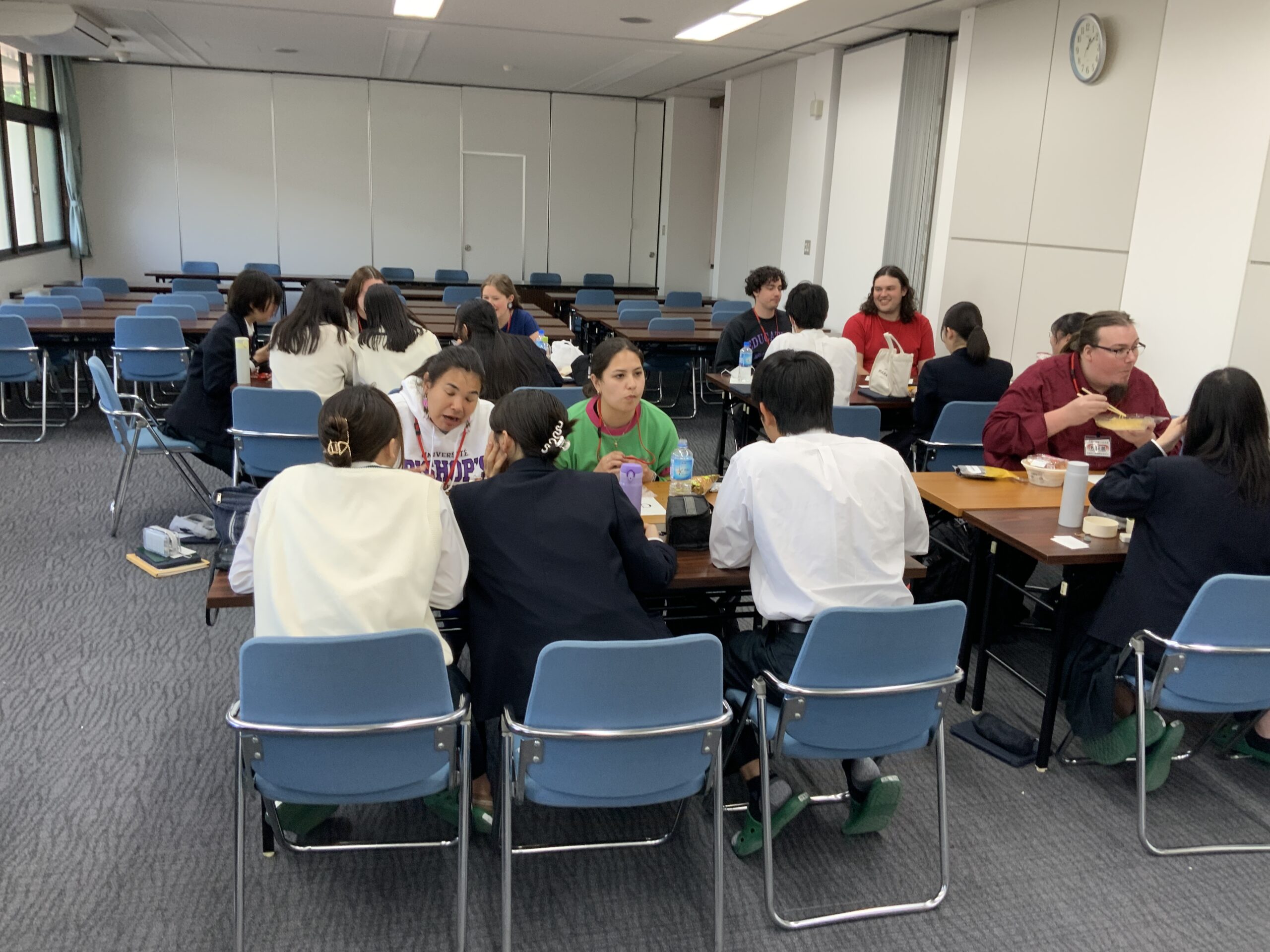 Lunch time with Bishop's University Students.