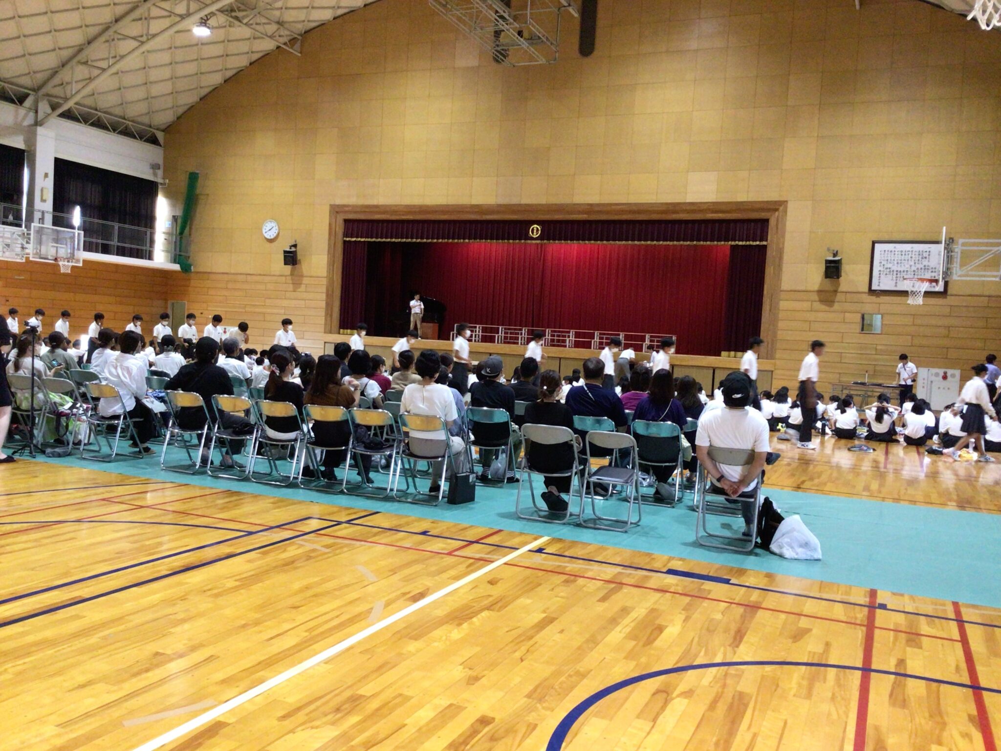 合唱コンクール リハーサル 精華町立 精華西中学校