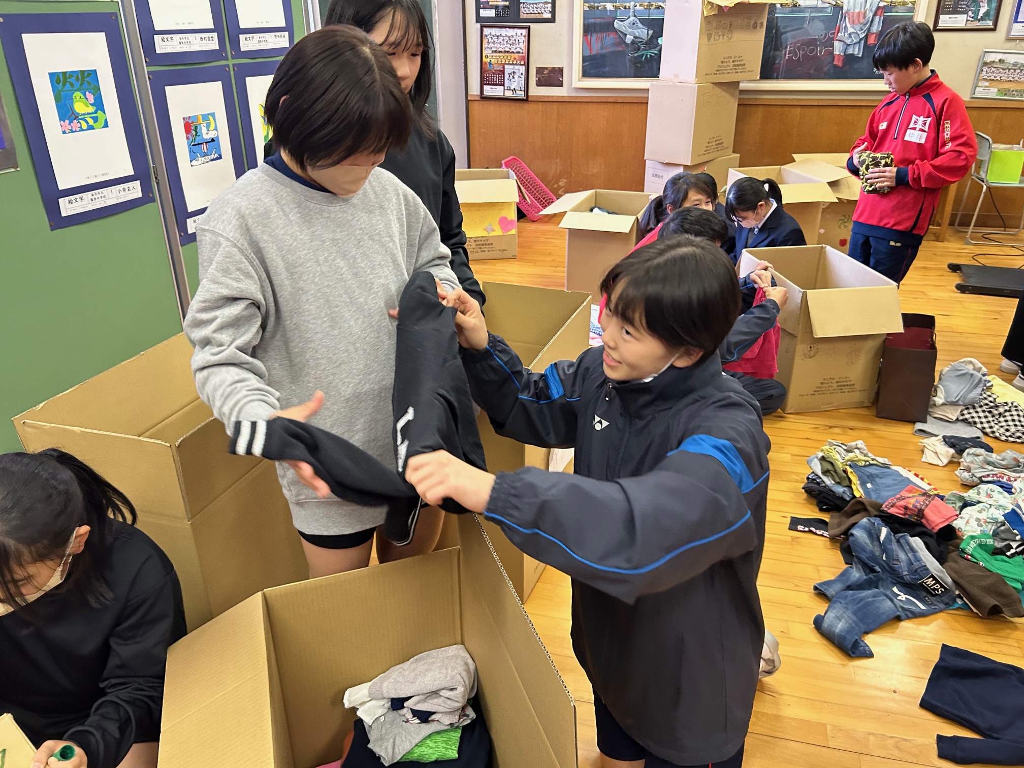 ”届けよう、服のチカラ”委員会より、お知らせです。 - 南丹市立園部中学校