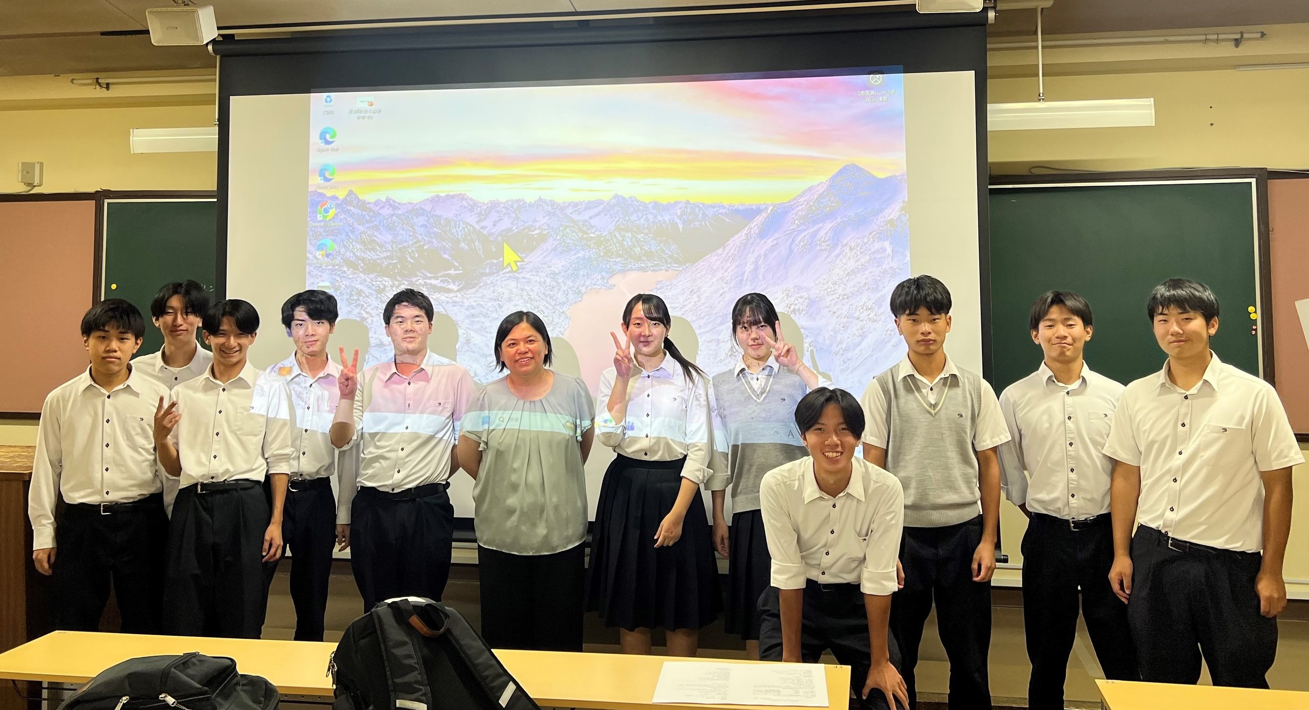 【3年生 情報科学科：課題研究】平安女学院大学・陳虹彣先生による特別講義「台湾の歴史と日本とのつながり