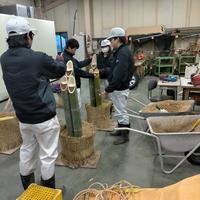 門松の制作　園芸加工専攻