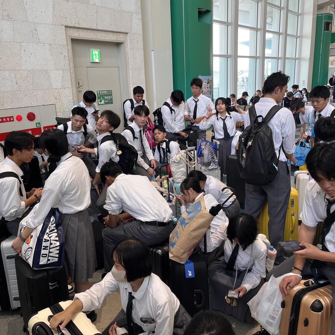 第２学年沖縄研修旅行最終日