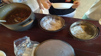5年林間野外炊飯４