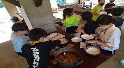5年林間野外炊飯５
