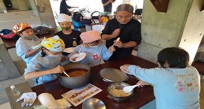 5年林間野外炊飯６