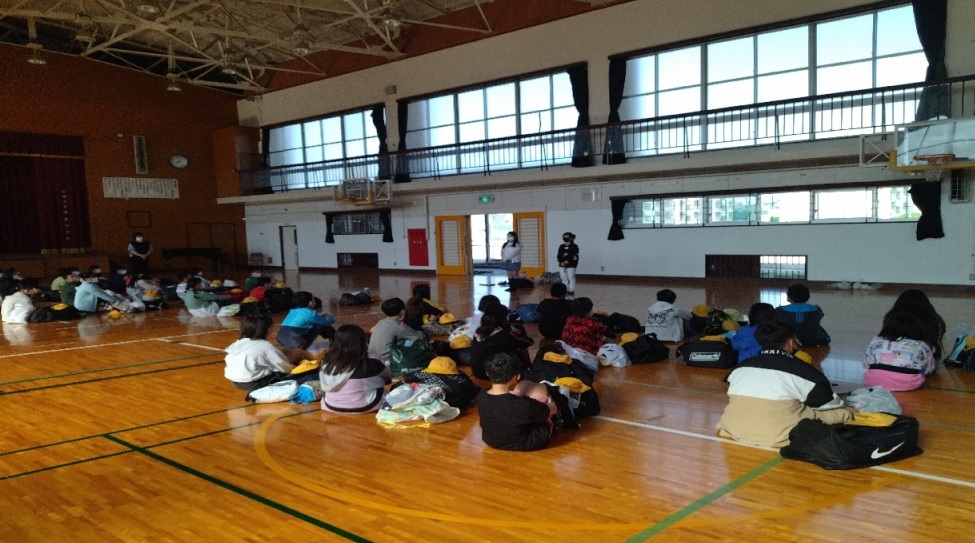 修学旅行　1日目①「出発式」