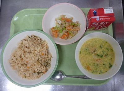 今日の給食10月17日