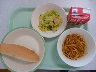 今日の給食10月21日