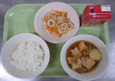 今日の給食12月20日