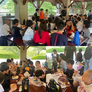 ５年 林間学習⑤「昼食」