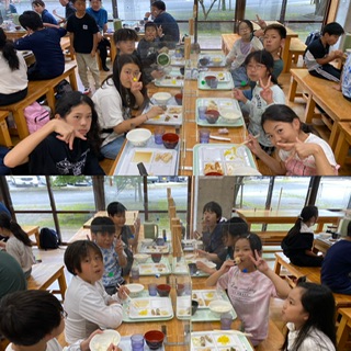 5年 林間学習⑰「昼食」