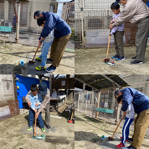 1年 老人の家との交流会