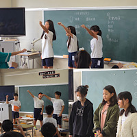 全校　応援朝練習開始