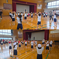 低学年　運動会練習