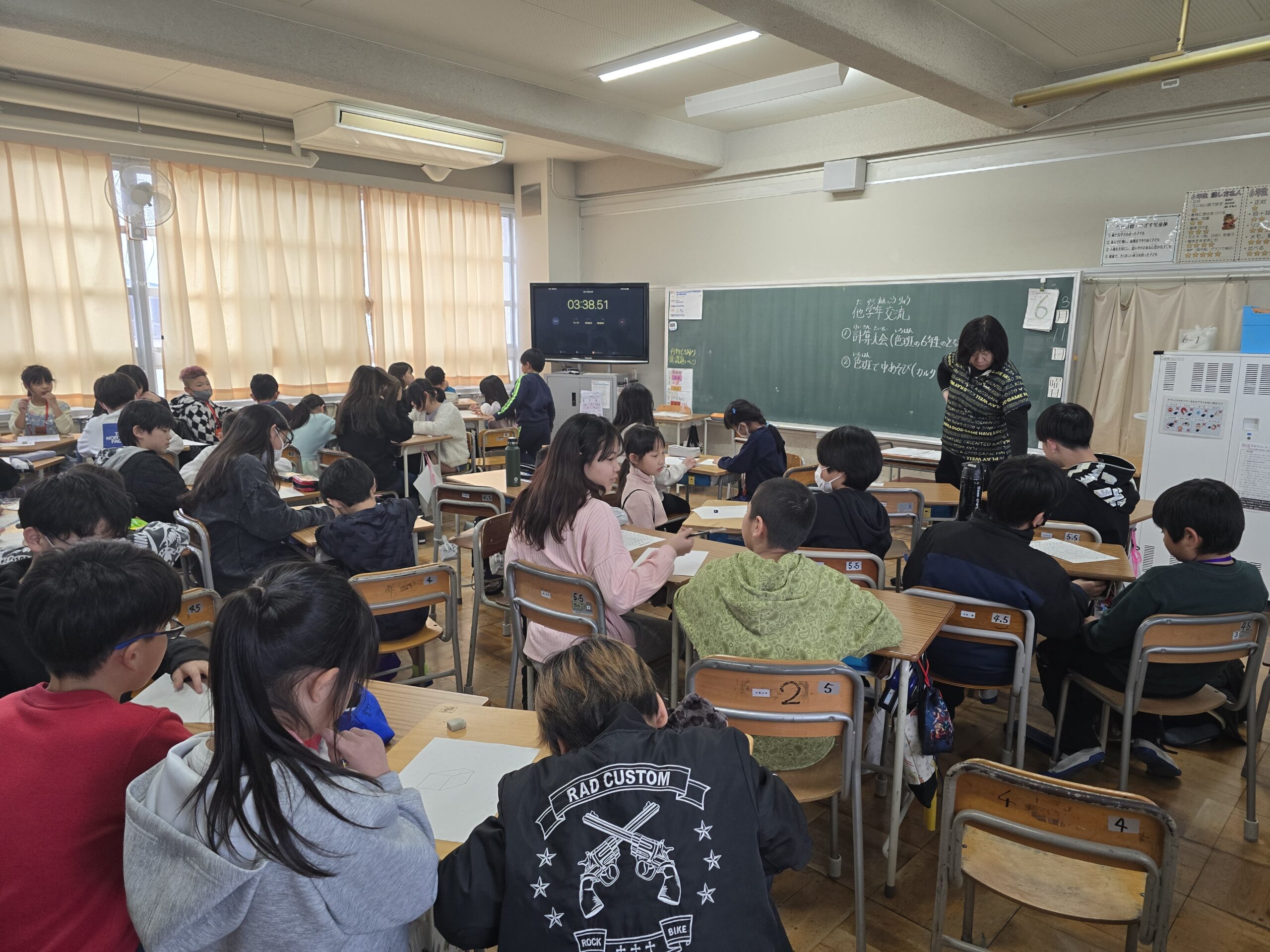 ６・２年　他学年交流会