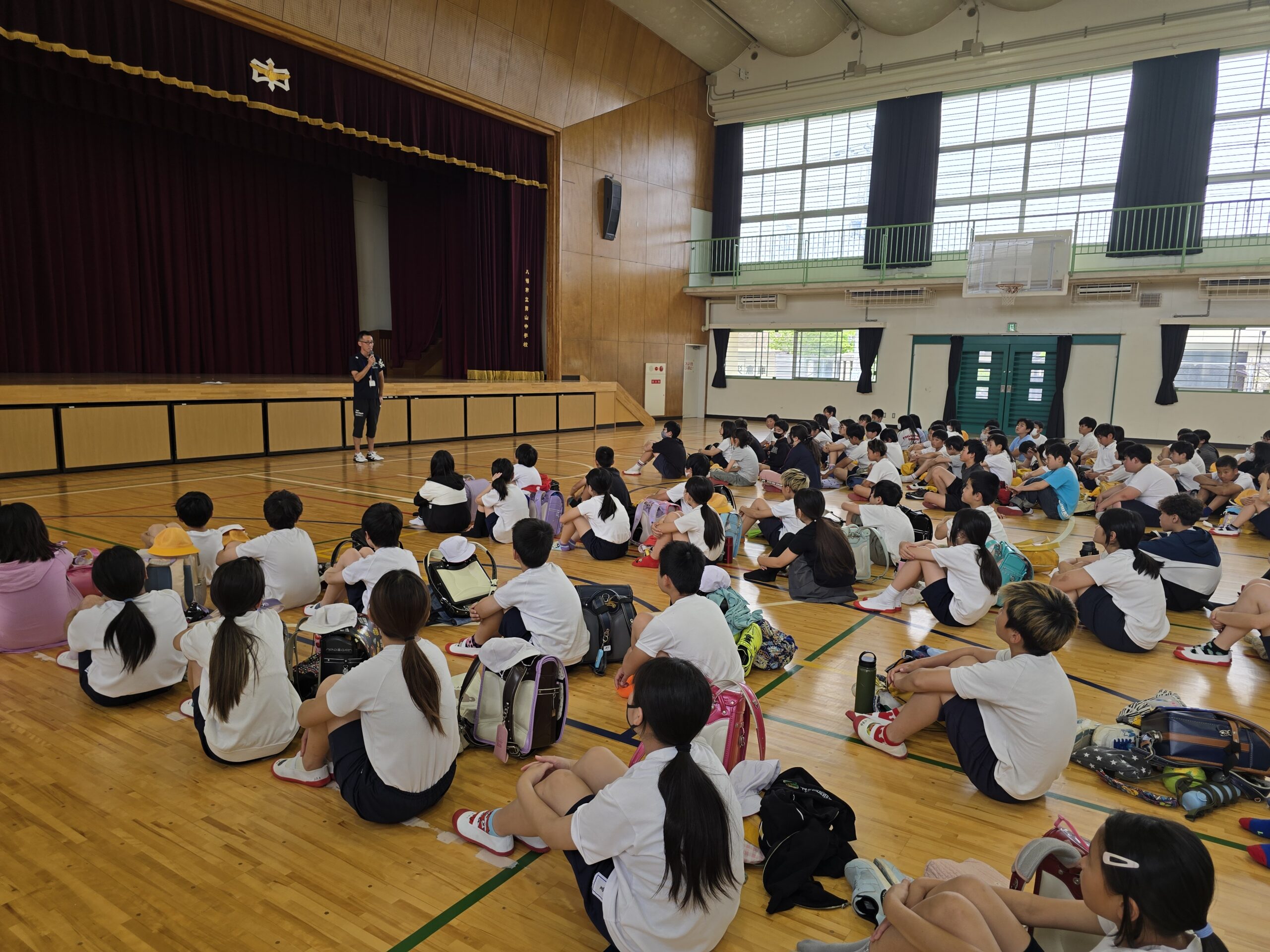 ６年　男山中学校部活体験
