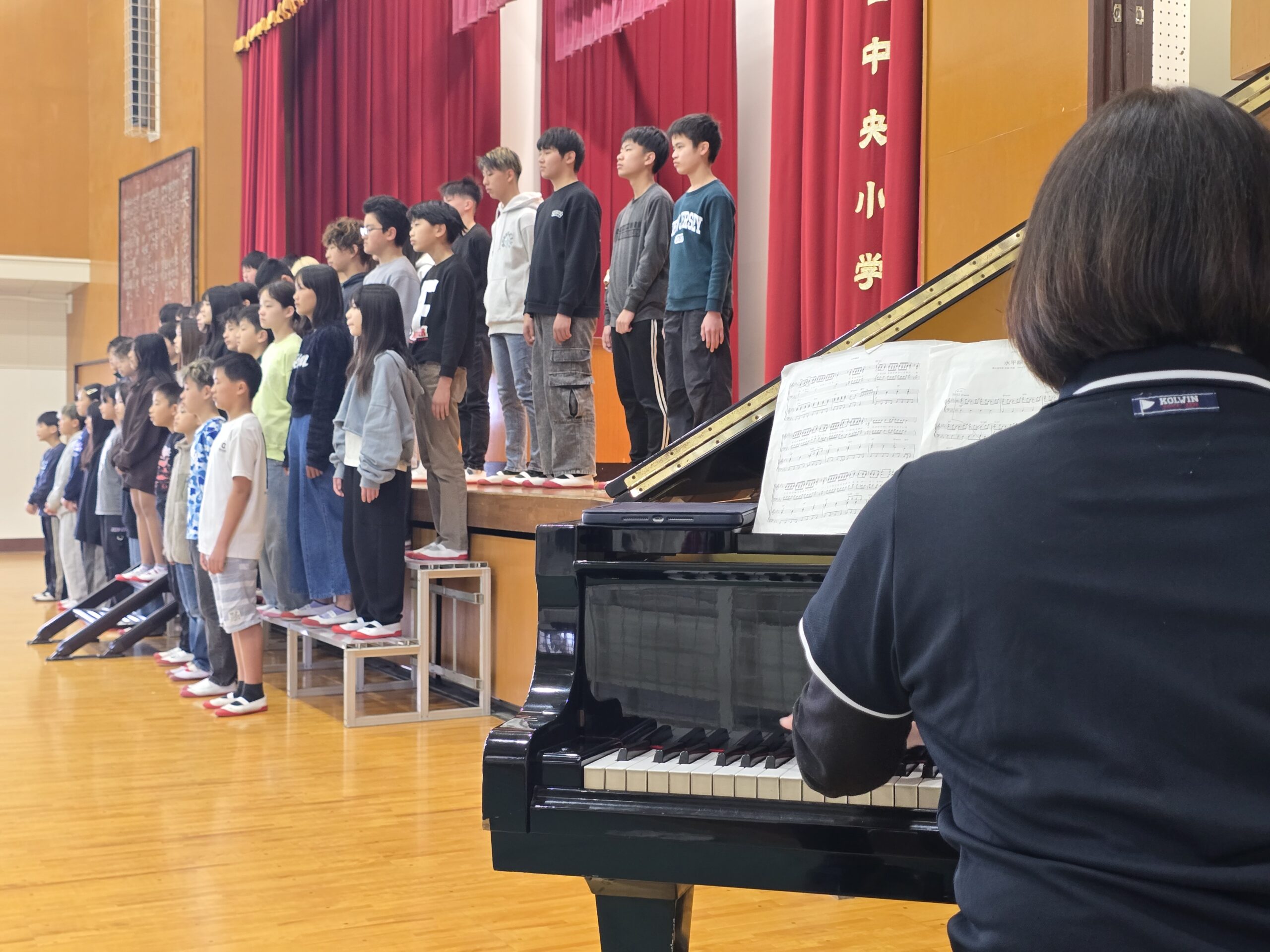 卒業式予行練習