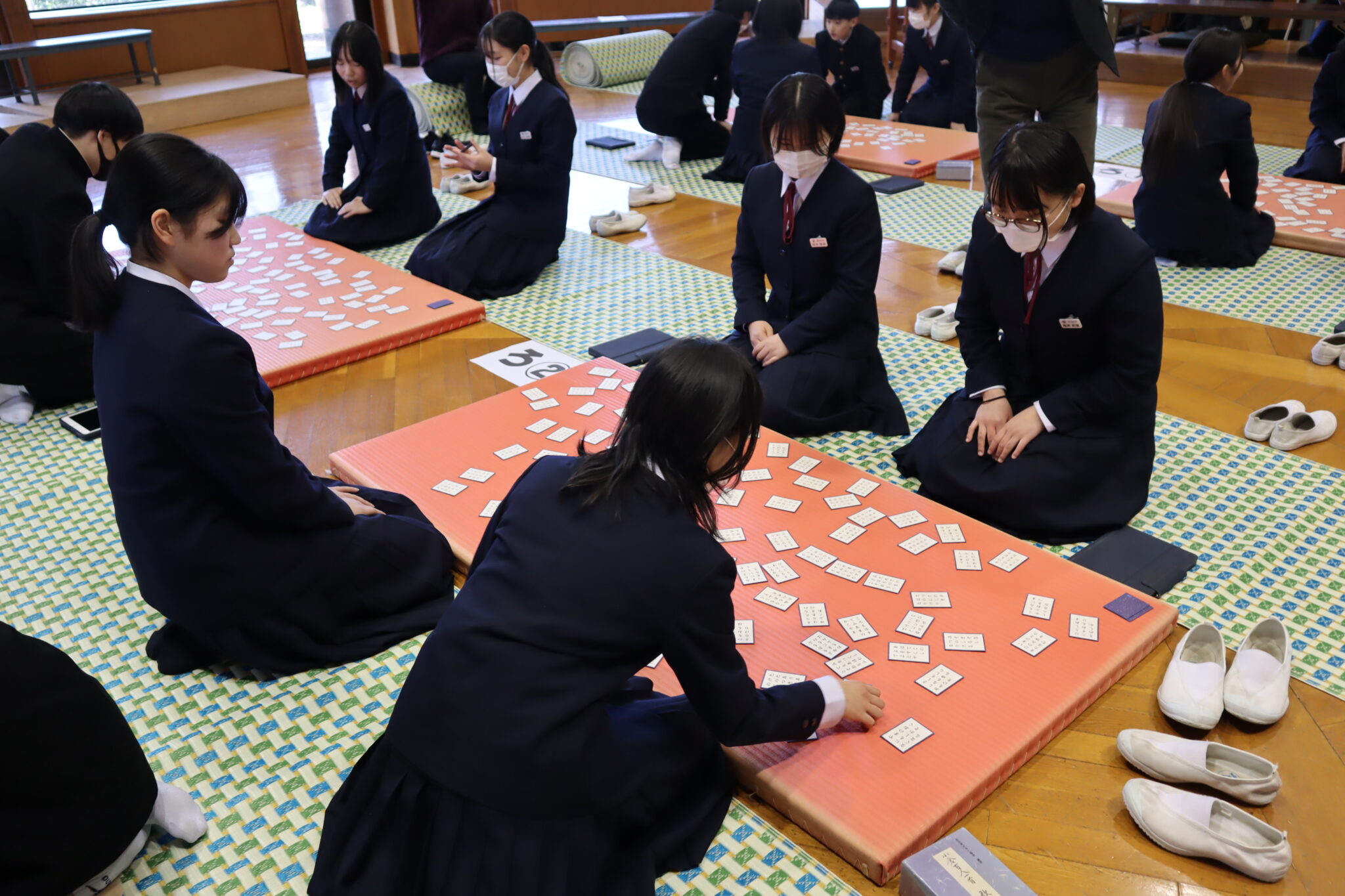 新春カルタ大会 - 京丹波町立和知中学校