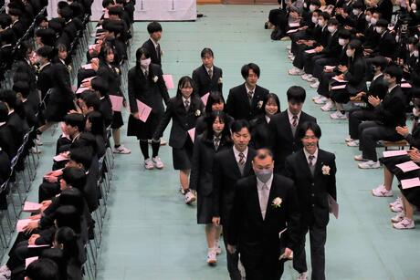 令和4年度 卒業証書授与式 京都府立山城高等学校：学校生活