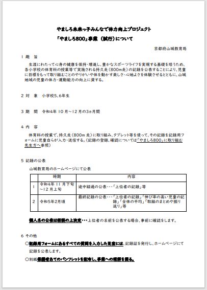 やましろ800実施要項1
