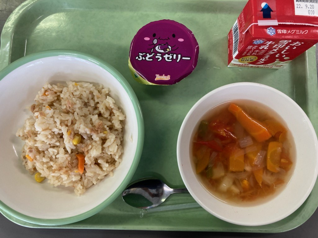 9月14日　今日の給食