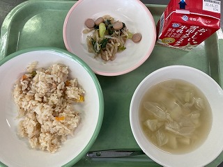 10月11日の給食