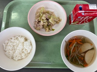 11月7日～11日の給食