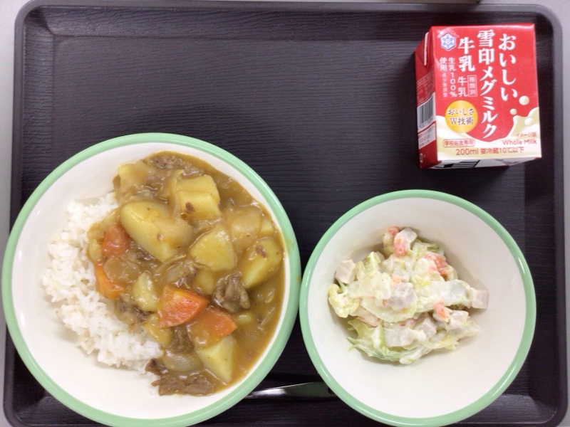 3月17日の献立（6年生給食最終日）