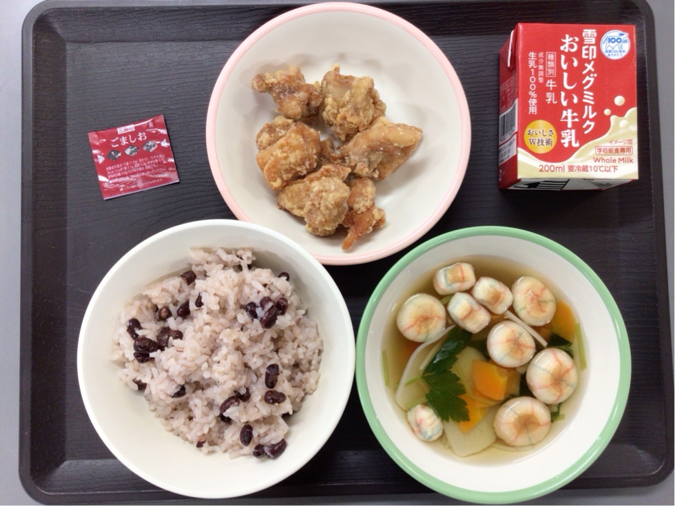 3月12日の献立（卒業お祝い献立）